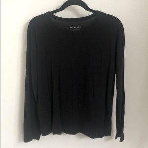 100% Cotton Long Sleeve Everlane T-shirt